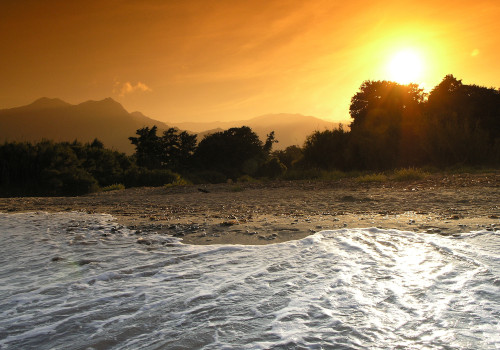 mariani beach sunset corsica