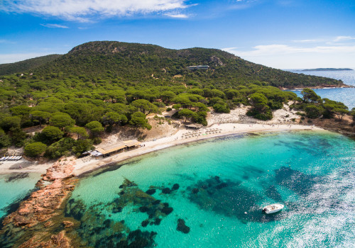 Palombaggia beach on corsica