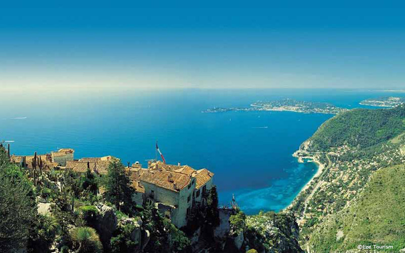 medieval hilltop village of Eze on French Riviera