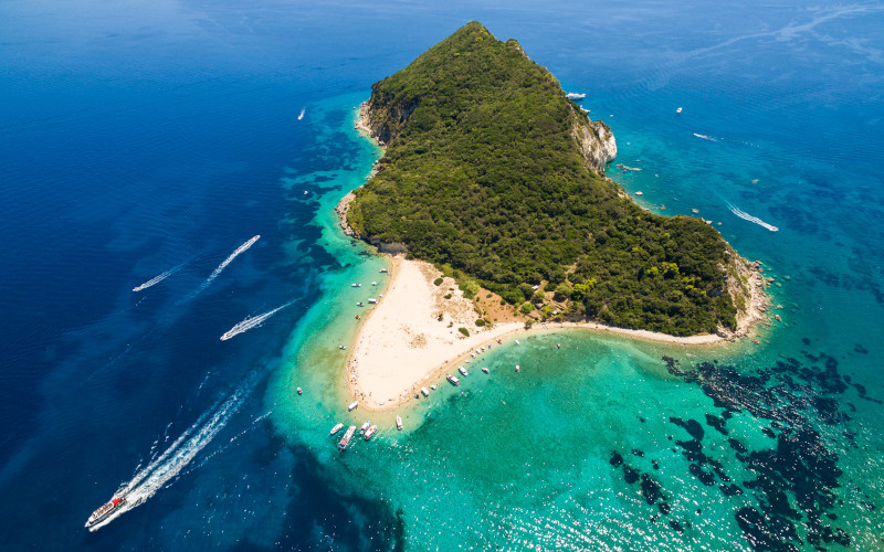 Turtle Island zante marathonisi island