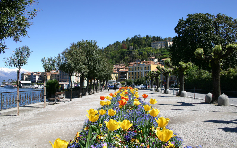 promenade in bellagio