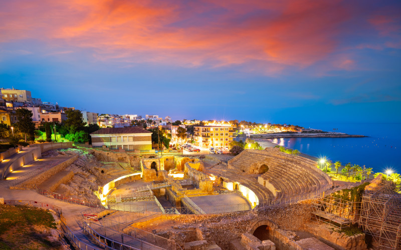 amphitheatre in tarragona near miami platja