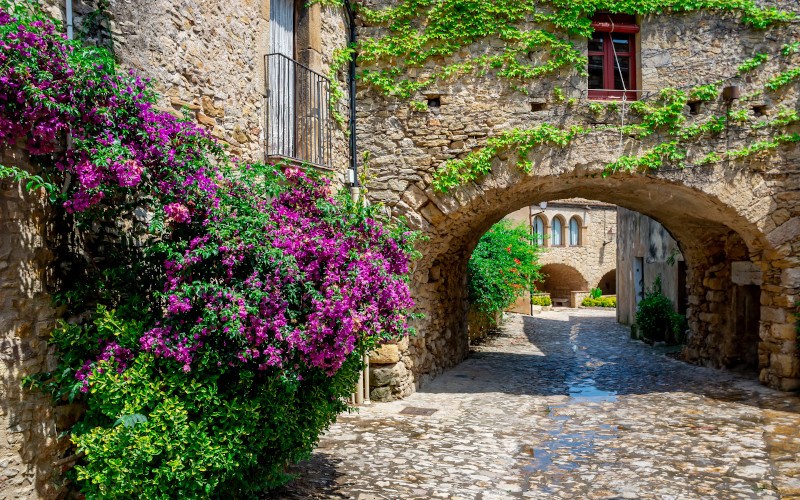 Peratallada medieval town of Peratallada costa brava