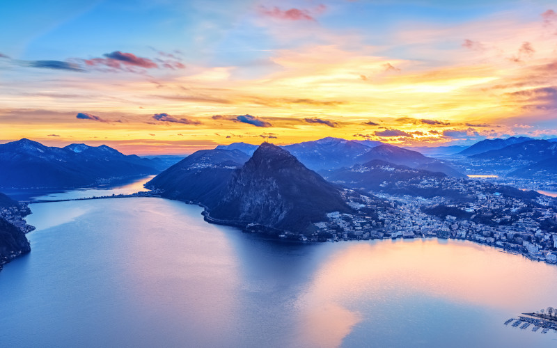 Pognana Lario cottages over looking lake como