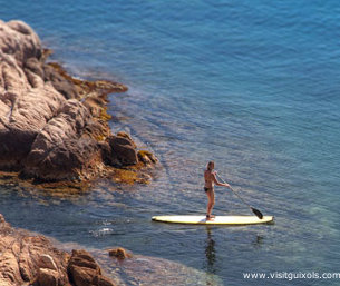 Sant Feliu de Guixols - paddleboard Sant Feliu de Guixols holidays