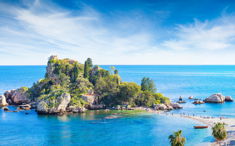Taormina cliffs Taormina cottages